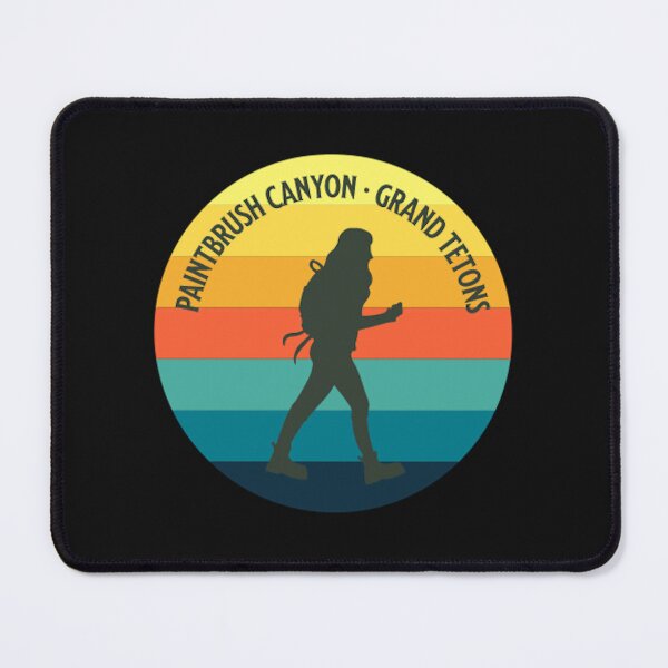 Item preview, Hiking Paintbrush Canyon Grand Tetons Wyoming designed and sold by CattlettArt.