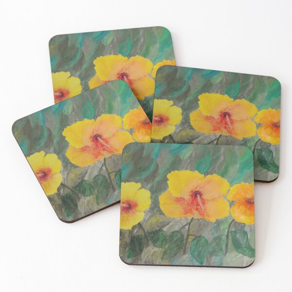Item preview, hibiscus painting by 3 designed and sold by treborbob.