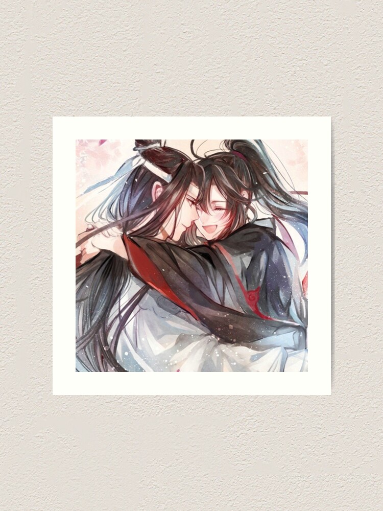 Wei Wuxian and Lan Zhan from the manhua Grandmaster of Demonic Cultivation:  Mo Dao Zu Shi original artwork Poster for Sale by EryaMoon