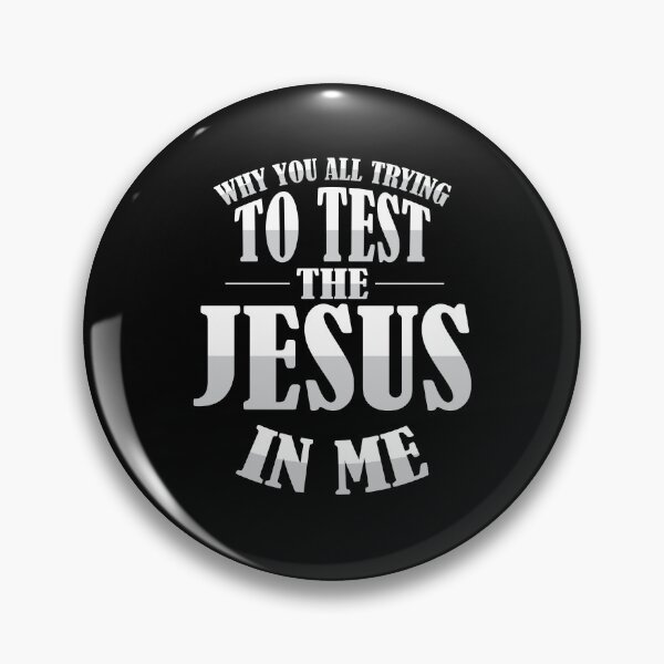 Item preview, Why You All Trying To Test The Jesus In Me hoodie designed and sold by mvernondesigns.