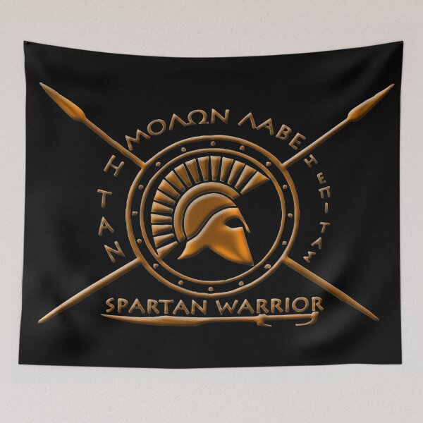 Item preview, Spartan warrior - Molon lave and come back with your shield or on it designed and sold by augustinet.