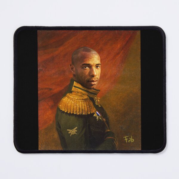 Item preview, Monsieur Commandant Thierry Henry Sticker designed and sold by joannonapk6.