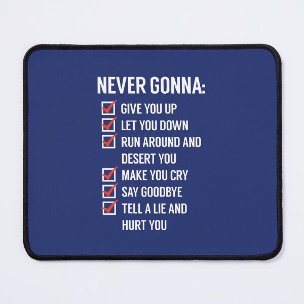 Item preview, NEVER GONNA GIVE YOU UP designed and sold by IllustrationSh.