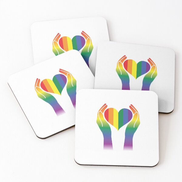 Item preview, 'Hands and Heart' (White) designed and sold by The Button Gal.