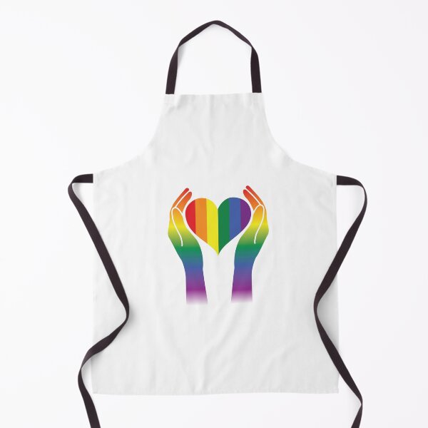 Item preview, 'Hands and Heart' (White) designed and sold by The Button Gal.