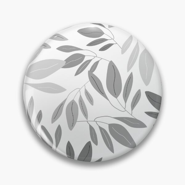 Item preview, Delicate Leaves - Dark Gray designed and sold by KBurnsArt.