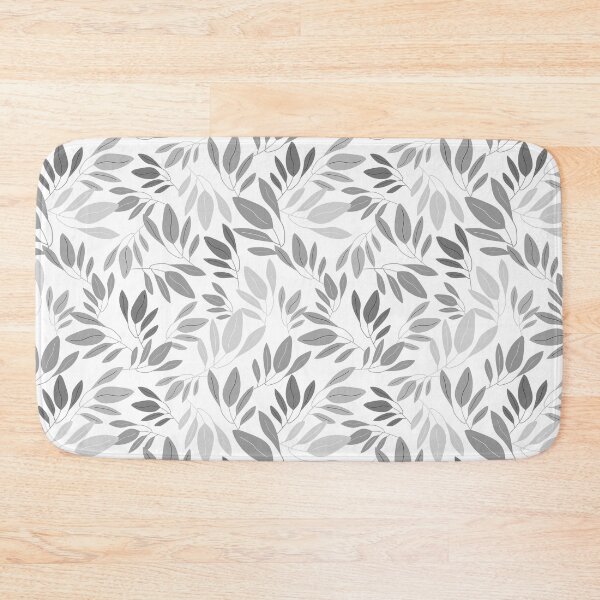 Item preview, Delicate Leaves - Dark Gray designed and sold by KBurnsArt.