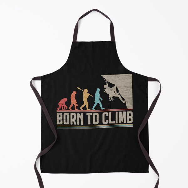 Item preview, Born to Climb Evolution Climbing Funny Rock Climber Bouldering designed and sold by grinta2021.