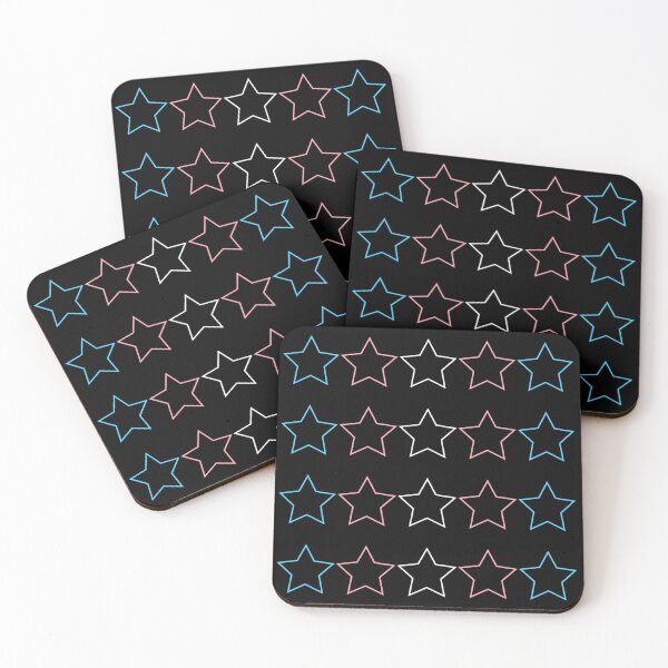 Item preview, Subtle Trans Pride Stars designed and sold by ZhetWai.