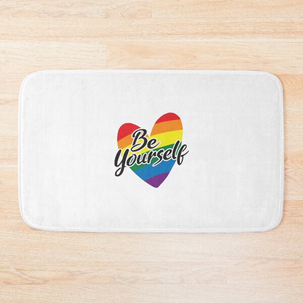 Item preview, 'Be Yourself' (White) designed and sold by The Button Gal.