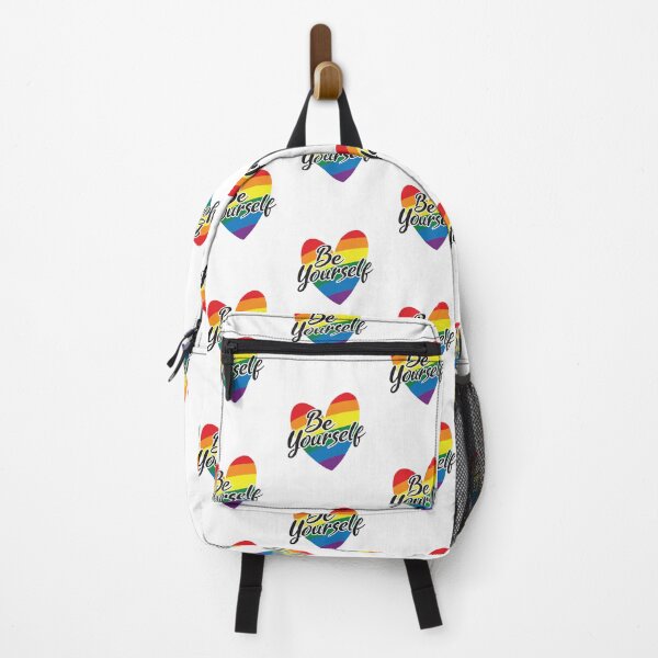 Item preview, 'Be Yourself' (White) designed and sold by The Button Gal.