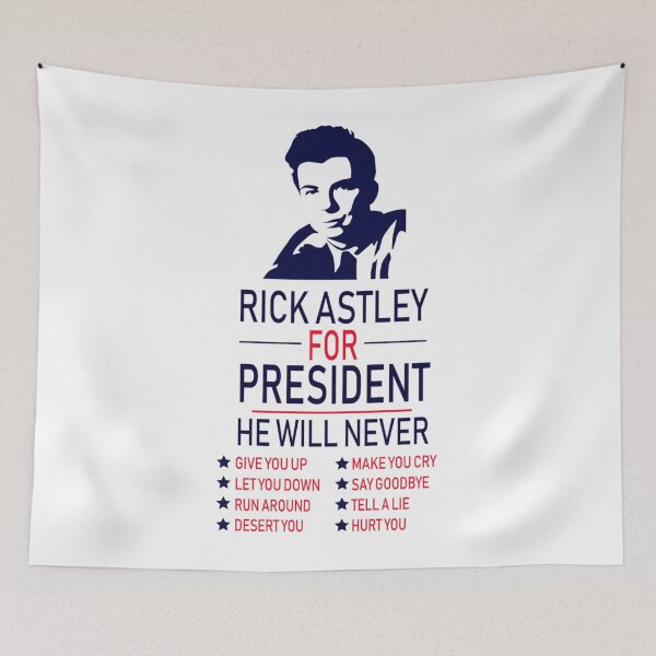 Item preview, Astley For President Funny Meme Joke   designed and sold by IllustrationSh.