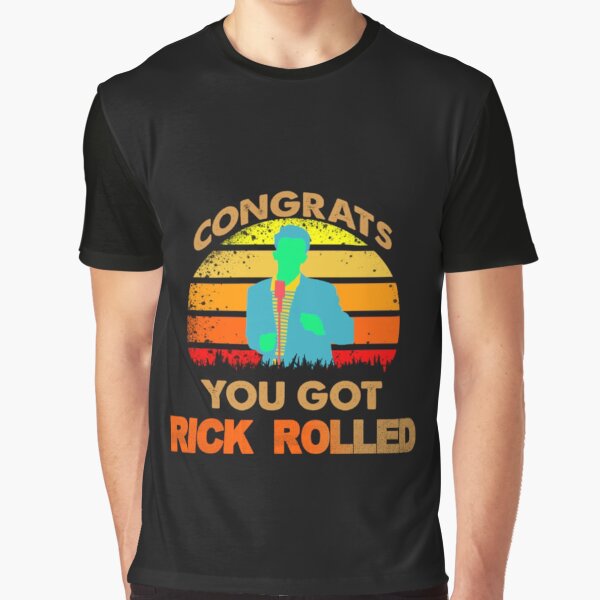 Congrats You Got Rick Rolled Meme  Poster for Sale by