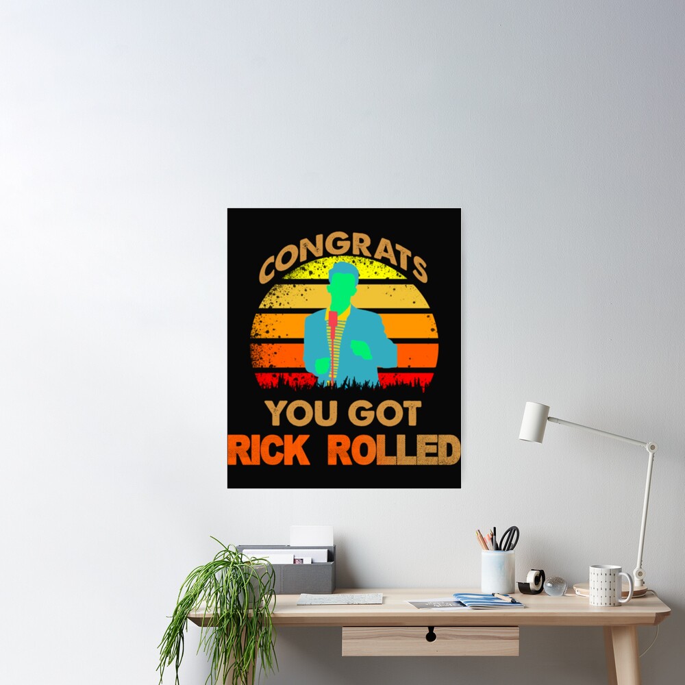 You Got Rick Rolled | Greeting Card