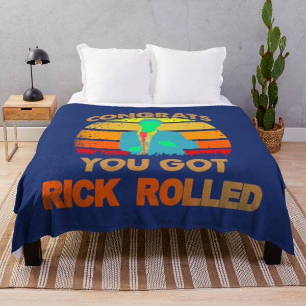 Item preview, Congrats You Got Rick Rolled Meme   designed and sold by IllustrationSh.