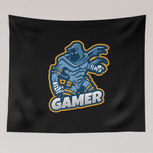 Item preview, Gamer with Mysterious Night Warrior designed and sold by PRIVARSHU.