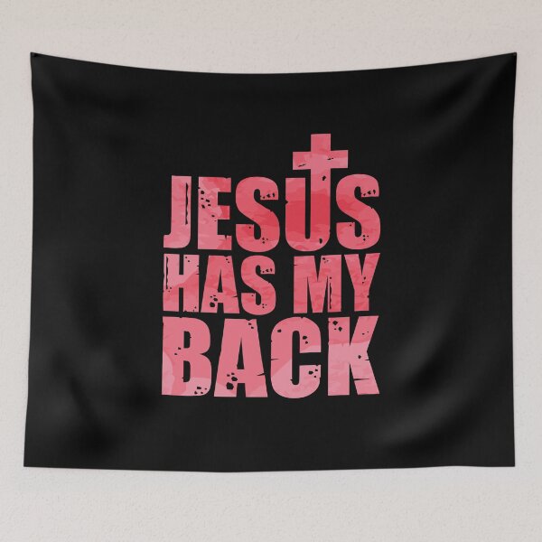 Item preview, Jesus Has My Back | Jesus has my back sweatshirt | Jesus stickers | Jesus phone case designed and sold by mvernondesigns.