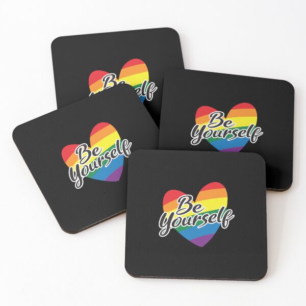 Item preview, 'Be Yourself' (Black) designed and sold by The Button Gal.