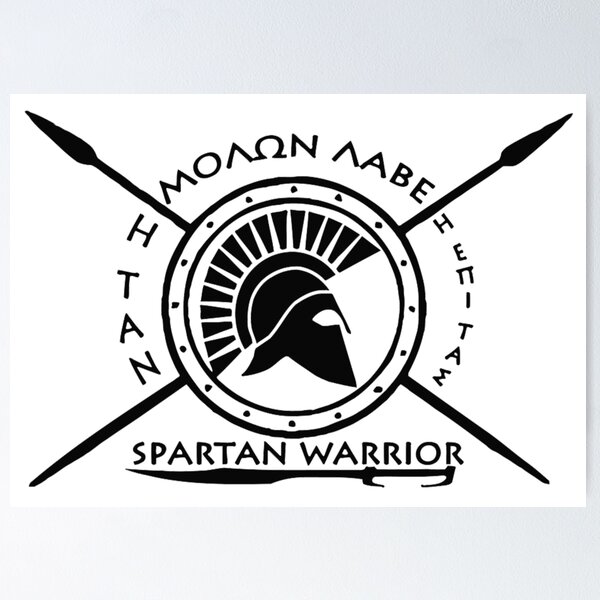 Item preview, Spartan warrior - Molon lave and come back with your shield or on it designed and sold by augustinet.