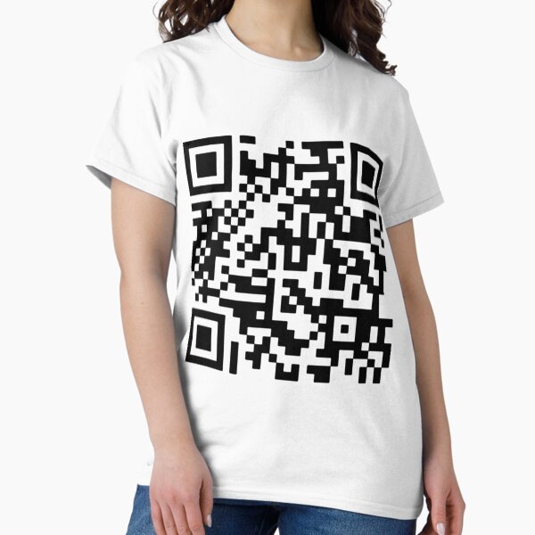 Item preview, Never Gonna Give You Up QR Code   designed and sold by IllustrationSh.