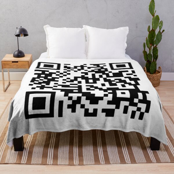 Item preview, Never Gonna Give You Up QR Code   designed and sold by IllustrationSh.