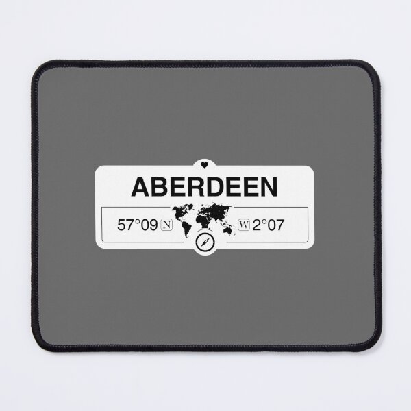 Item preview, Aberdeen Scotland GPS Coordinates Map Artwork with Compass Classic designed and sold by GiuliofMariani.