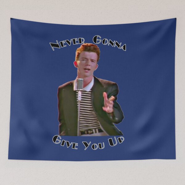 Item preview, Never Gonna Give You Up Rickroll - Rick Astley   designed and sold by IllustrationSh.
