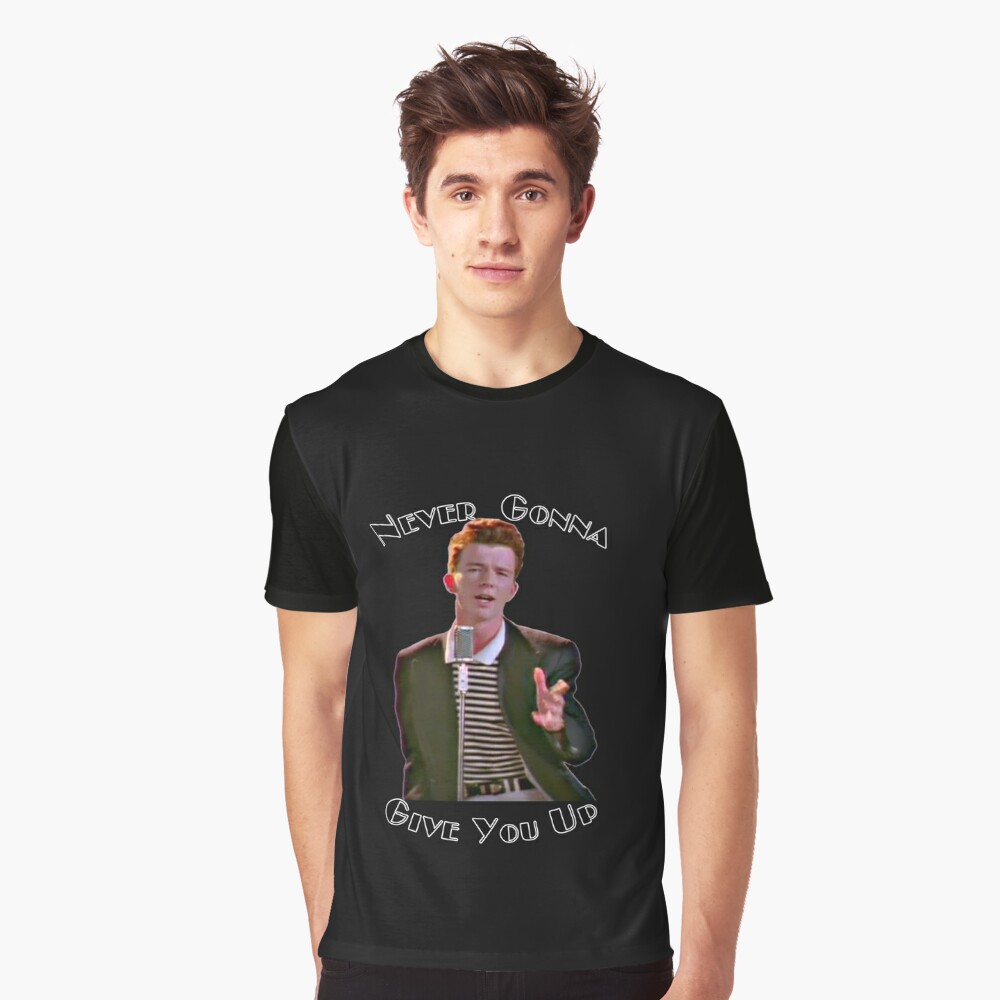 Rick Astley portrait Rickrolling rick-roll Never Gonna Give You Up Kids  T-Shirt by Argo - Pixels