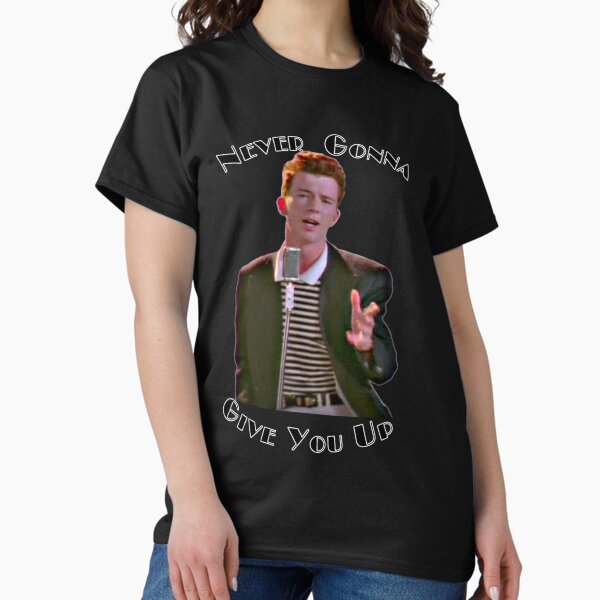 Item preview, Never Gonna Give You Up Rickroll - Rick Astley   designed and sold by IllustrationSh.