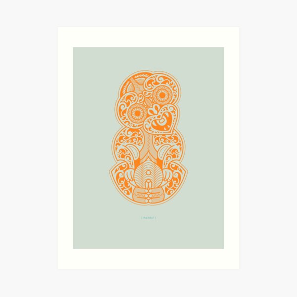 Hei Tiki Art Print