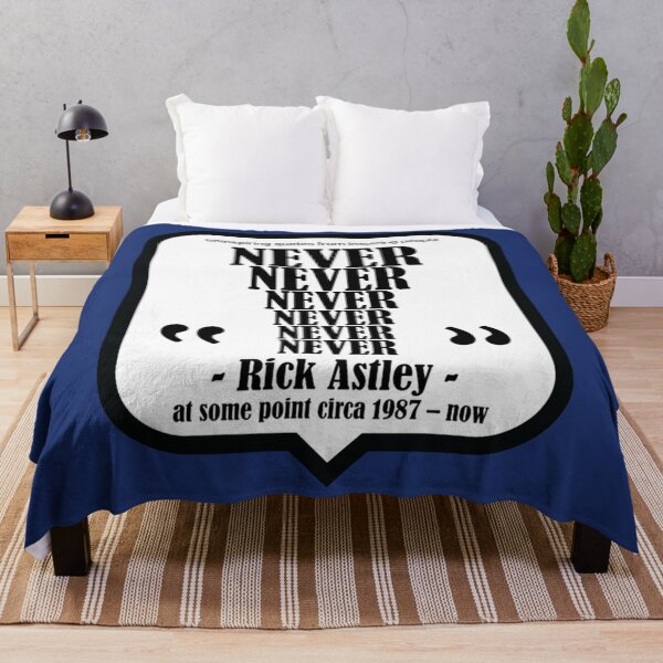 Item preview, Never, Rick Astley Rick Roll - Uninspiring Quotes from Inspiring People   designed and sold by IllustrationSh.