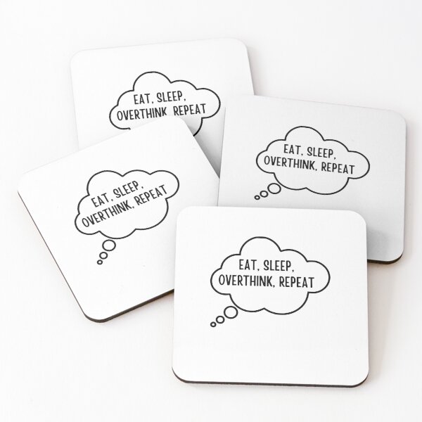 Item preview, Eat Sleep Overthink Repeat designed and sold by BookOfE.
