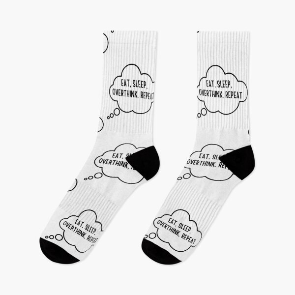 Item preview, Eat Sleep Overthink Repeat designed and sold by BookOfE.