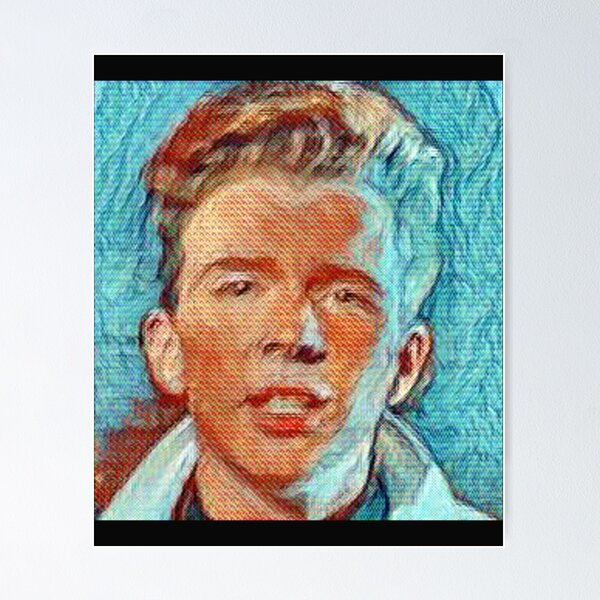 Rick Astley portrait Rickrolling rick-roll Never Gonna Give You Up Tapestry  by Argo - Fine Art America