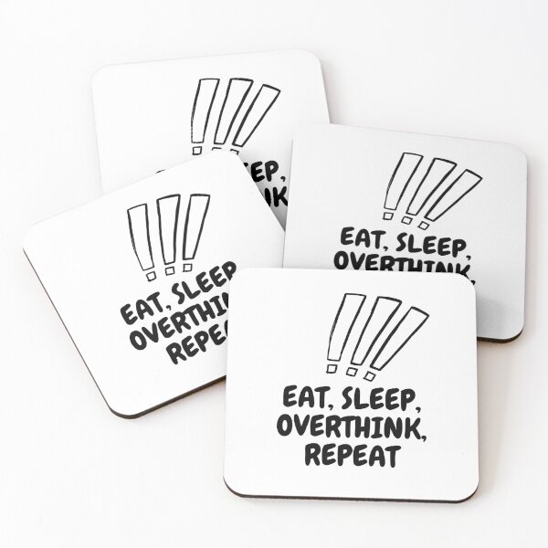 Item preview, Eat Sleep Overthink Repeat designed and sold by BookOfE.