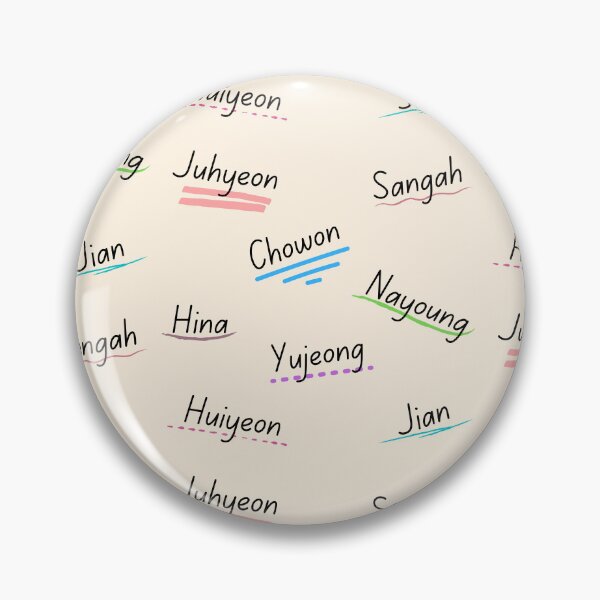 Item preview, Lightsum Members Name designed and sold by AliffStudio.