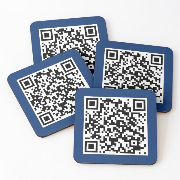 Aperçu de l'œuvre Rick Astley - Never Gonna Give You Up QR Code créée et vendue par IllustrationSh.