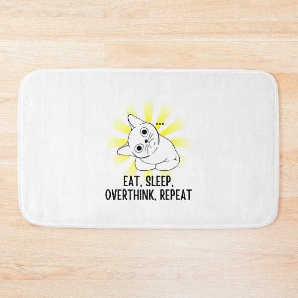 Item preview, Eat Sleep Overthink Repeat designed and sold by BookOfE.