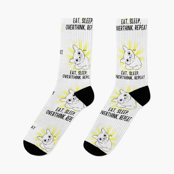 Item preview, Eat Sleep Overthink Repeat designed and sold by BookOfE.