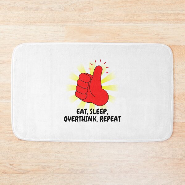 Item preview, Eat Sleep Overthink Repeat designed and sold by BookOfE.