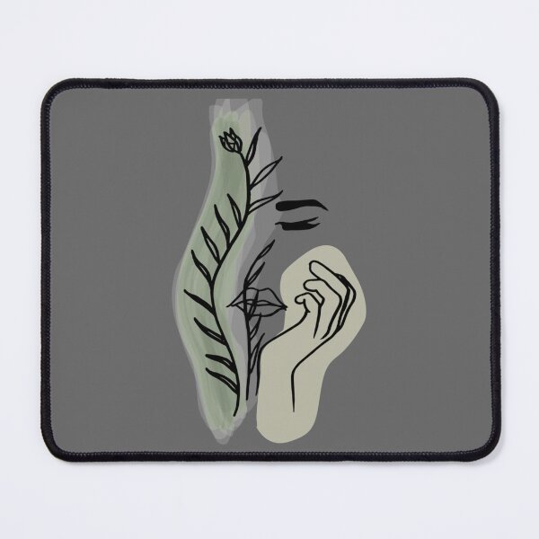 Item preview, Abstract Face Floral Line work Classic designed and sold by GiuliofMariani.