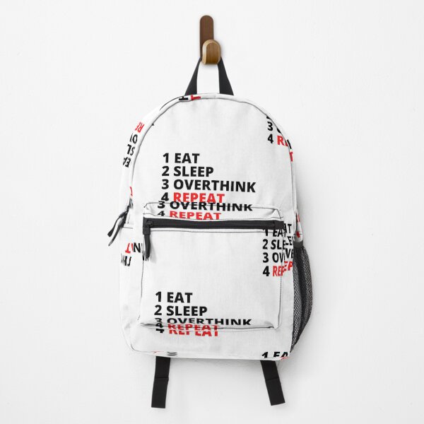 Item preview, Eat Sleep Overthink Repeat designed and sold by BookOfE.