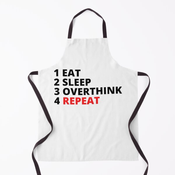 Item preview, Eat Sleep Overthink Repeat designed and sold by BookOfE.