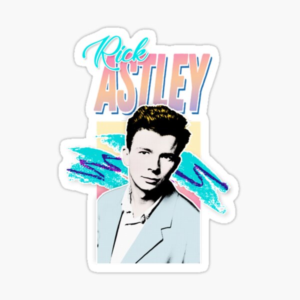 NEW BULK 5pcs pieces Cool Big Funny Rick Roll Cute Meme Decal