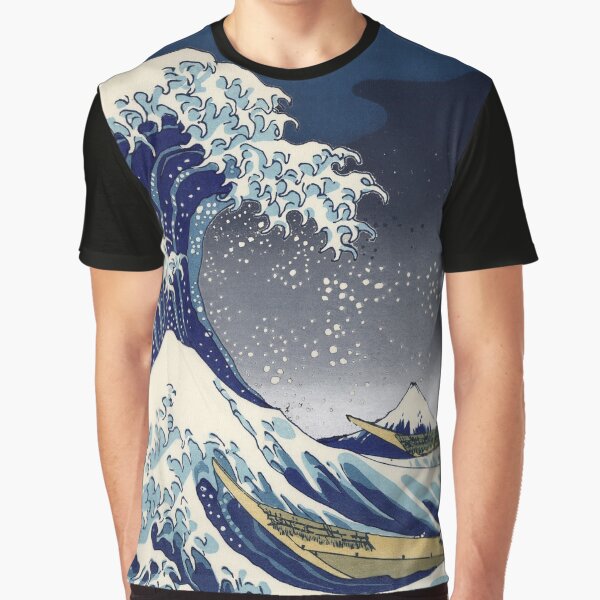 Great Wave: Kanagawa Night Graphic T-Shirt