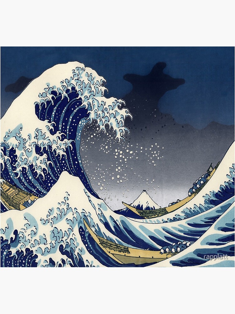 Great Wave: Kanagawa Night by rapplatt