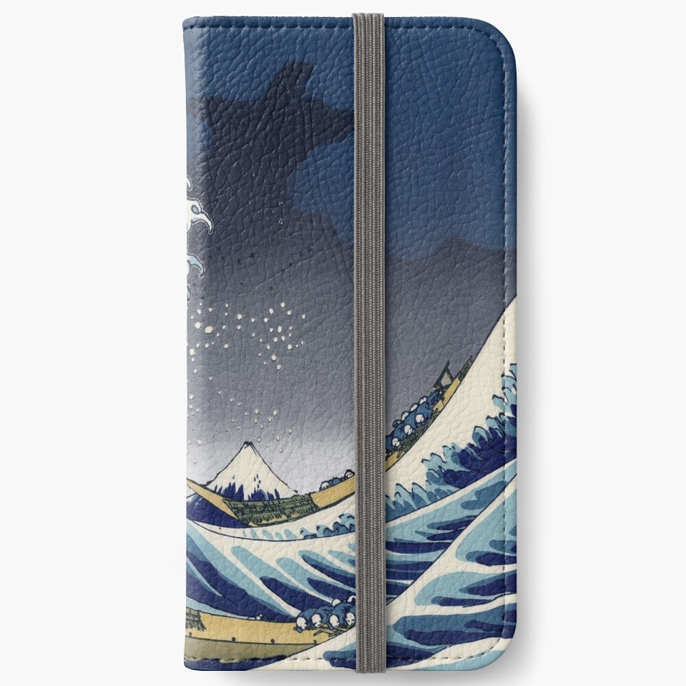 Great Wave: Kanagawa Night iPhone Wallet