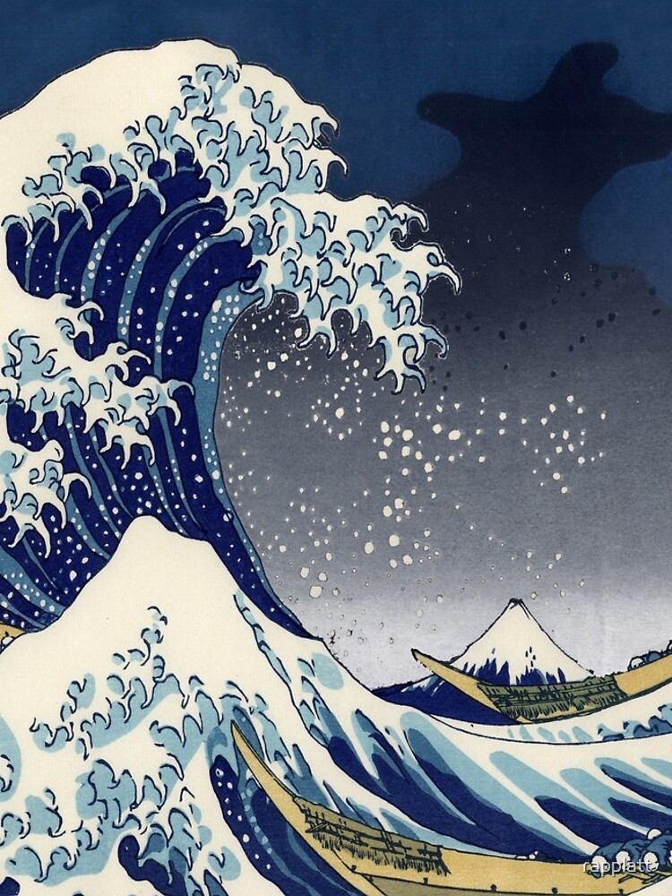 Great Wave: Kanagawa Night by rapplatt