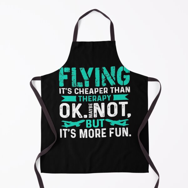 Item preview, Pilot Flying It's Cheaper Than Therapy designed and sold by UnknownArtistt.