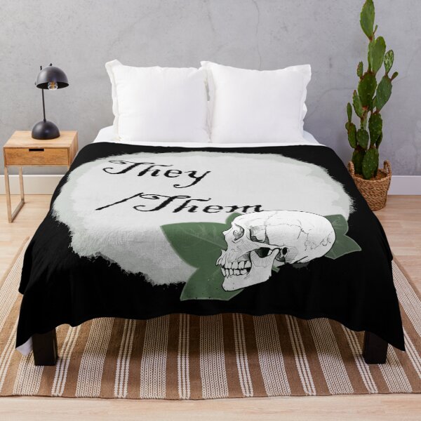 Artikelvorschau, Ivy Skull They/Them pronoun entworfen und verkauft von TheUndeadDesign.